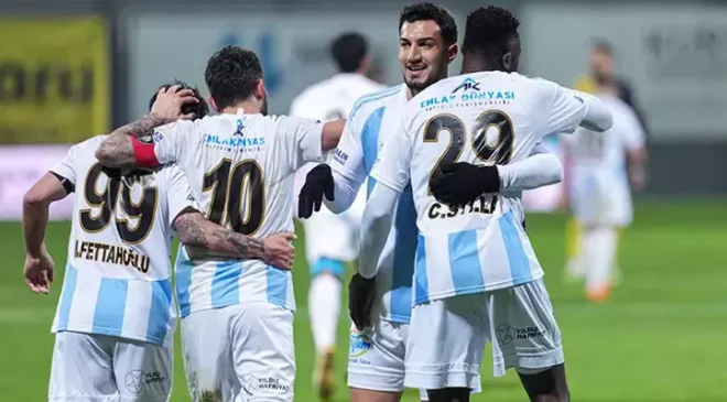 Dadaşlar Süper Lig kapısında: Erzurumspor FK liderliğini perçinledi