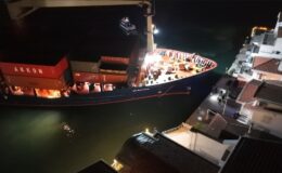 Boğaz’da facianın eşiğinden dönüldü: Dev gemi yalıya metreler kala karaya oturdu