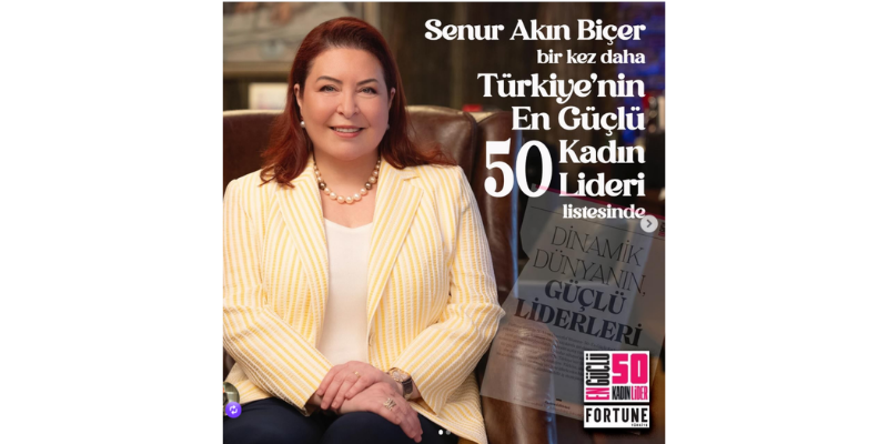 Senur Akın Biçer iş dünyasının en güçlü 50 kadını arasında 3 senur akın biçer