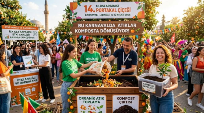 Bu karnavalda atıklar komposta, etki analizi rapora dönüşüyor