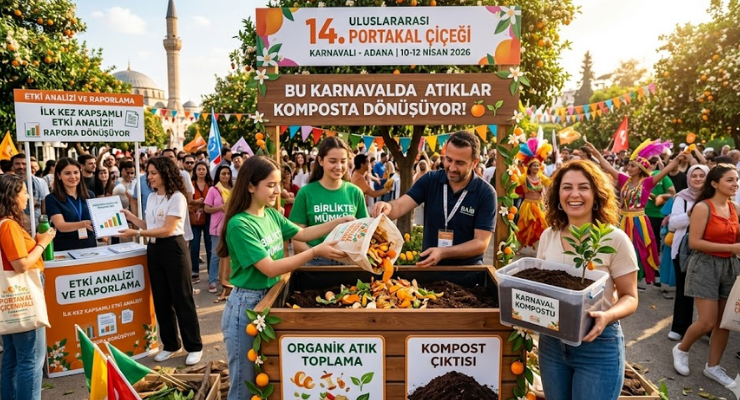 Bu karnavalda atıklar komposta, etki analizi rapora dönüşüyor