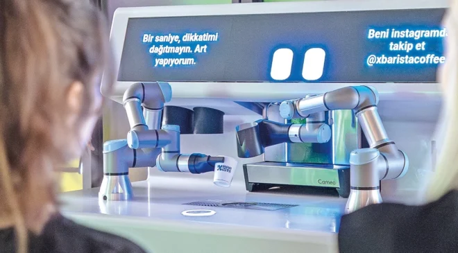 Yerli robot X barista sahaya çıktı