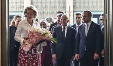 Belçika Kraliçesi Mathilde’den TCMB İstanbul Finans Merkezi’ne ziyaret