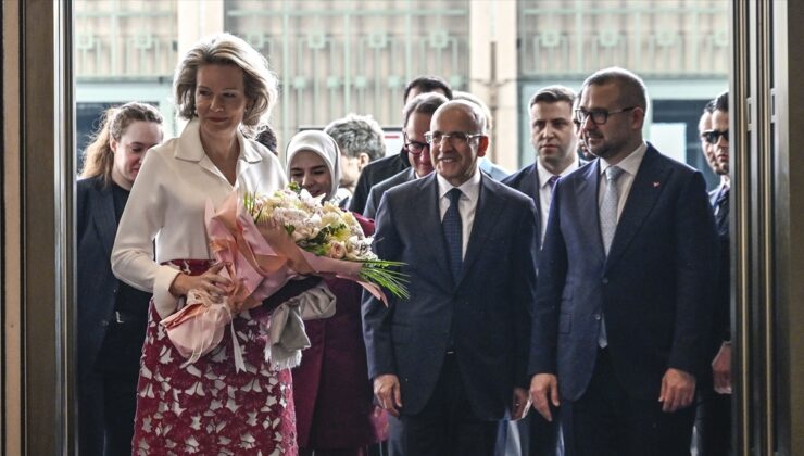 Belçika Kraliçesi Mathilde’den TCMB İstanbul Finans Merkezi’ne ziyaret
