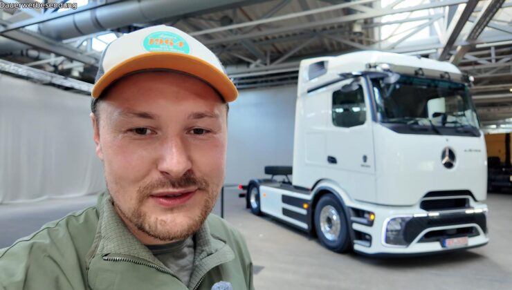 Elektrikli tırla imkansız denilen yolculuk: 40 bin kilometreyi 80 şarjla devirecek