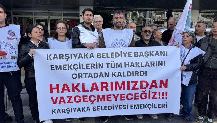 Karşıyaka’da emekçiler direnişe geçti: Belediye önünde nöbet başladı
