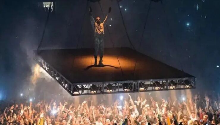 Kanye West İstanbul’u salladı
