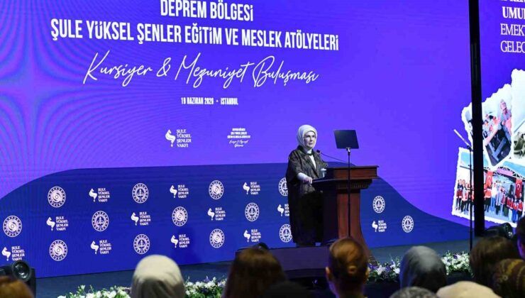 Emine Erdoğan’dan kadın istihdamına destek mesajı