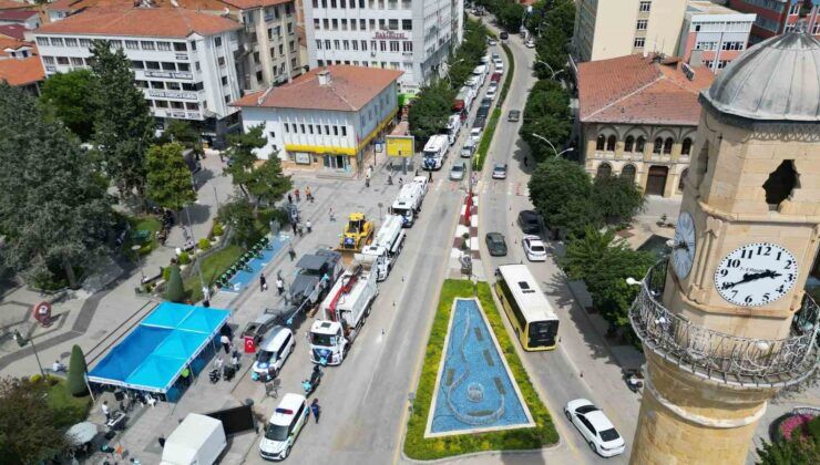 Çorum Belediyesi araç filosuna 83 milyon liralık takviye yaptı