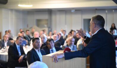 BTSO Başkanı İbrahim Burkay Demirtaş’taki sanayicilerle bir araya geldi