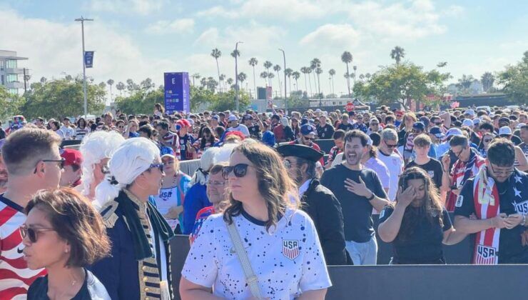 A Milli Takım’ın veda mücadelesine Los Angeles’ta büyük ilgi