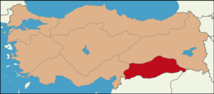 İstihdamda üçüncü çeyrek rotası belli oldu 3 Latrans Turkey location Southeastern Anatolia Region.svg