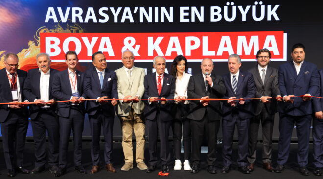 Avrasya’nın en büyük boya fuarı İstanbul’da kapılarını açtı