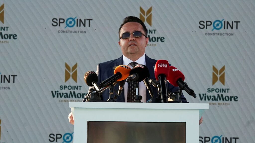 Kıbrıs’ta dev yatırım: Spoint Vivamore’un temeli atıldı 4 SpointConstruction YKB UnalMemic TemelAtma 1