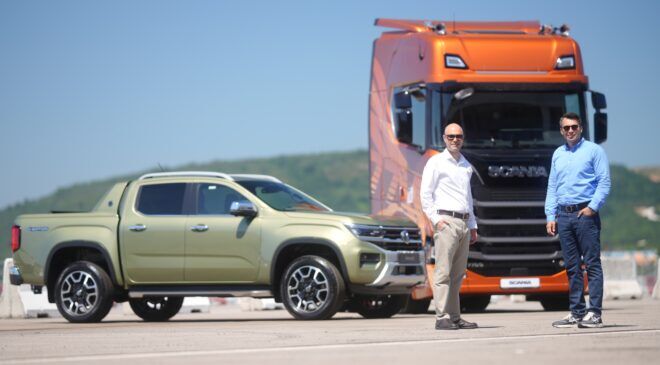 Scania ve Volkswagen test sürüşünde buluştu
