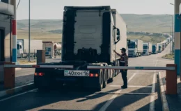 Kazakistan plakalı araçlara uluslararası taşıma yetkisi verildi