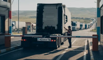 Kazakistan plakalı araçlara uluslararası taşıma yetkisi verildi