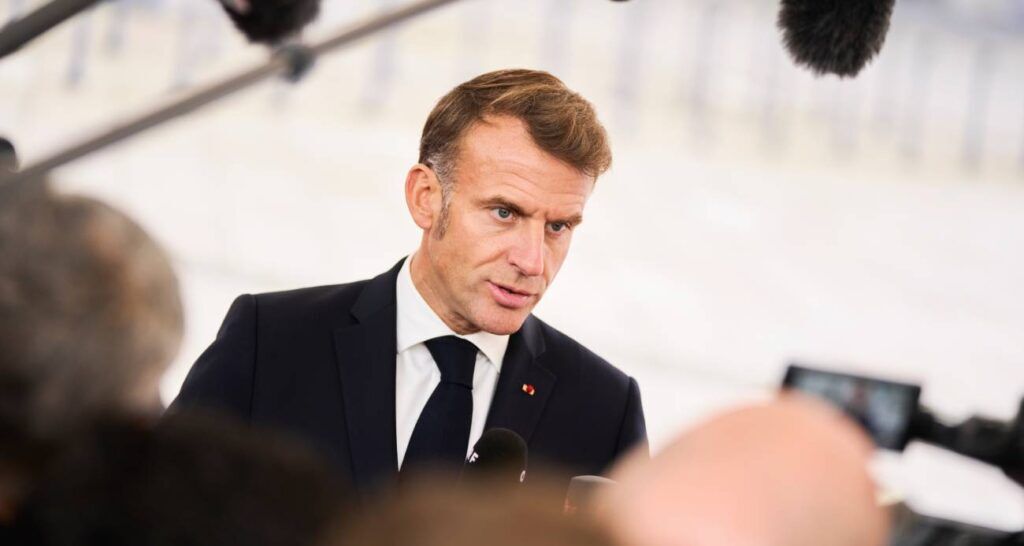 Macron: İran'ın uranyum kapasitesinin etkisiz hale getirilmesini sağlayacağız 3 macronnn 1