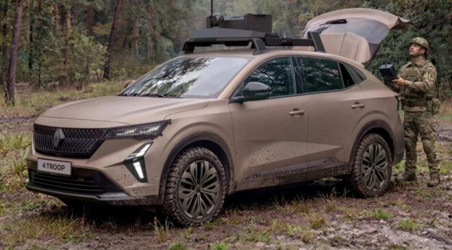 Renault her kesimin alabileceği arabayı ordu için yürüyen drone üssüne çevirdi