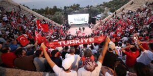 Antiphellos’ta milli heyecan