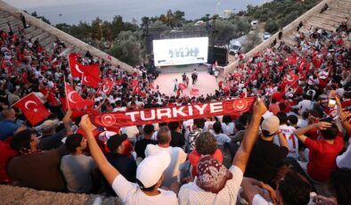 Antiphellos’ta milli heyecan