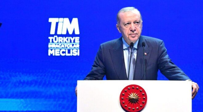 Erdoğan: Bir yılda yaptığımız ihracatı artık bir haftada yapıyoruz