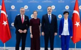 Bakan Fidan, AB’nin üst düzey temsilcilerini Ankara’da ağırladı