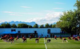 A milli futbol takımı Vancouver’da ilk idmanına çıktı