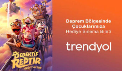 Trendyol’dan deprem bölgesindeki 200 bin çocuğa ücretsiz sinema desteği