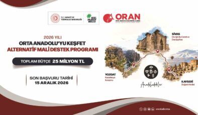 ORAN’dan bölge turizmine 25 milyon liralık destek
