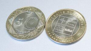 NATO Zirvesi anısına özel tasarımlı 5 lira tedavüle çıktı