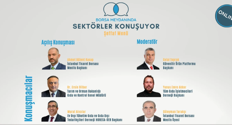 Borsa Meydanı’nda “Şeffaf Menü” konuşulacak