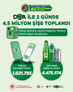 DOA ile 2 günde 4,5 milyona yakın ambalaj toplandı 3 HMTSiCRWMAAMgHl