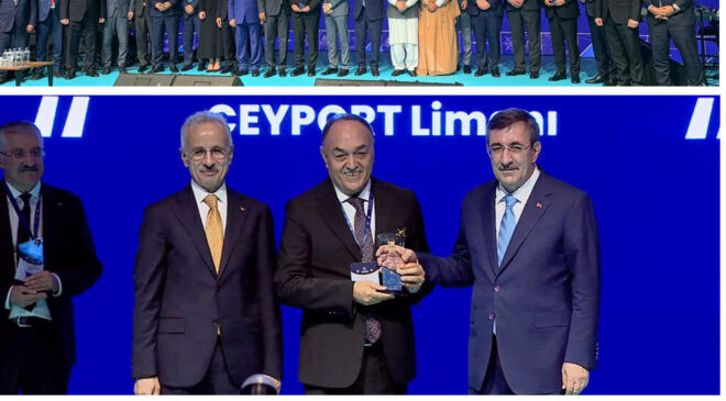 Ceyport’a “en fazla liman kapasitesini artırma” ödülü