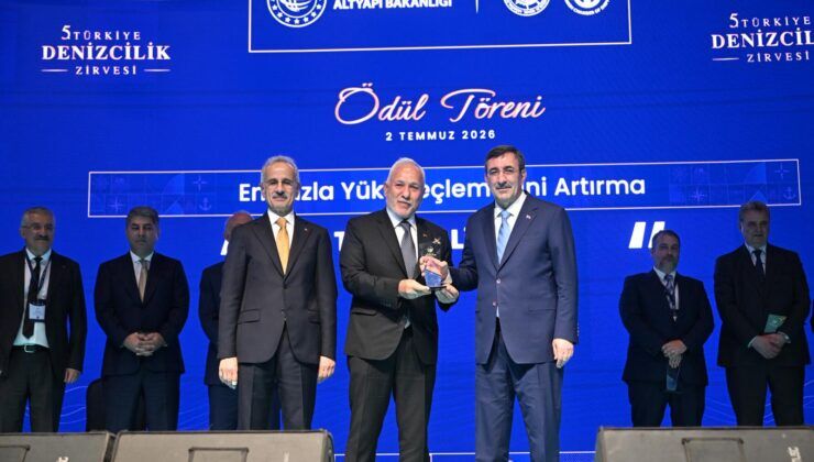 Tosyalı İskenderun Limanı’na küresel ticarete katkı ödülü