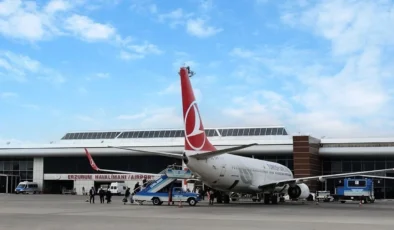 Erzurum Havalimanı ilk yarıda 634 bin yolcu ağırladı