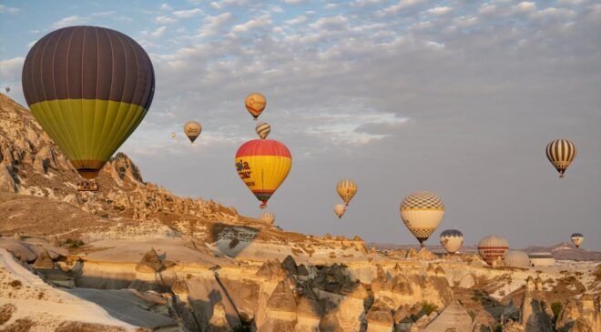 İlk yarıda balon turlarında 308 bin yolcu ağırlandı