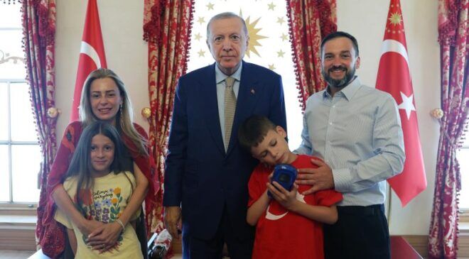 Cumhurbaşkanı Erdoğan, 12 yaşındaki otizmli Joshua Harris’i kabul etti