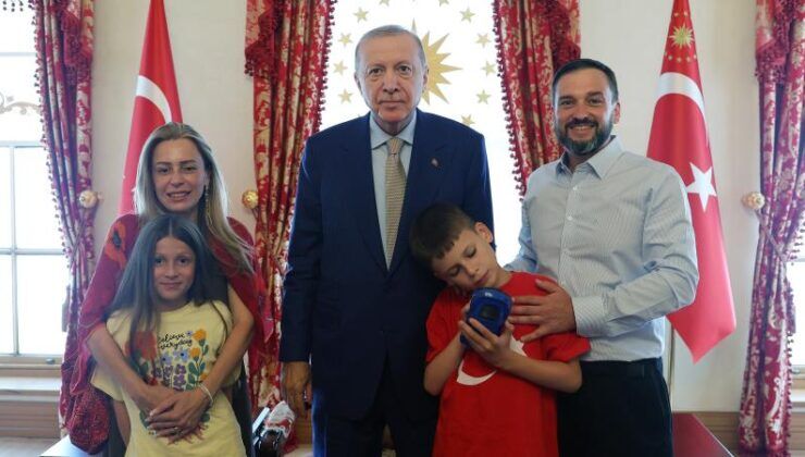 Cumhurbaşkanı Erdoğan, 12 yaşındaki otizmli Joshua Harris’i kabul etti