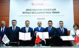 Araç muayenelerinde 2027 yılında başlayacak 20 yıllık yeni imtiyaz dönemi için resmi sözleşmeler imzalandı