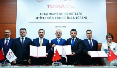 Araç muayenelerinde 2027 yılında başlayacak 20 yıllık yeni imtiyaz dönemi için resmi sözleşmeler imzalandı