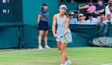 Zeynep Sönmez Wimbledon’a ikinci turda veda etti