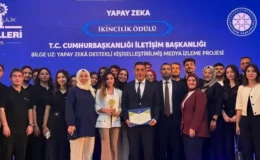 İletişim Başkanlığının yapay zeka projesine ikincilik ödülü