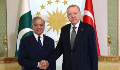 Erdoğan, Pakistan Başbakanı Şahbaz Şerif’i kabul etti