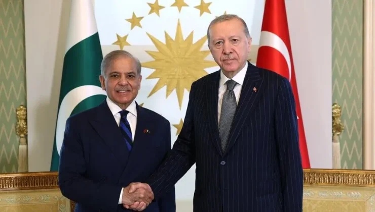 Erdoğan, Pakistan Başbakanı Şahbaz Şerif’i kabul etti