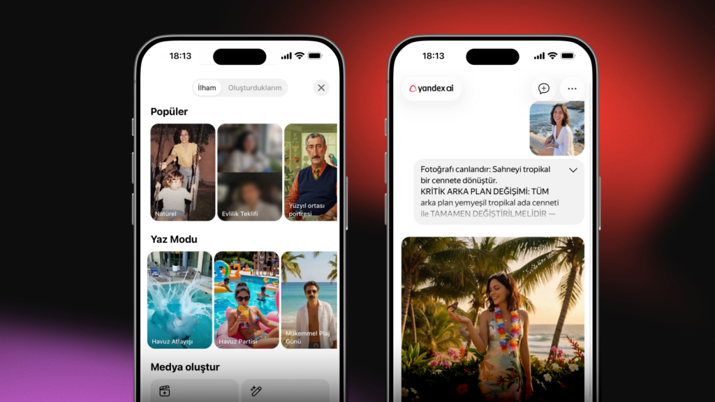 Yandex Türkiye'den yaz sezonuna özel yapay zekâ güncellemesi 4 yandex yapay zeka 1