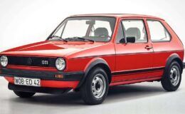 226 beygirlik yeni GTI 1976 model Golf’ün gerisinde kaldı