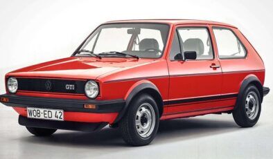 226 beygirlik yeni GTI 1976 model Golf’ün gerisinde kaldı