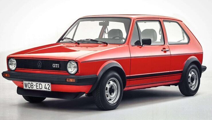 226 beygirlik yeni GTI 1976 model Golf’ün gerisinde kaldı