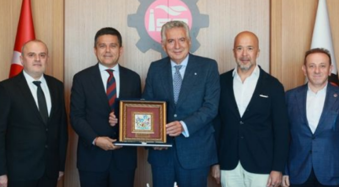 İSO’da seçim mesaisi hızlandı! Güven Karaca’dan Erdal Bahçıvan’a kritik ziyaret